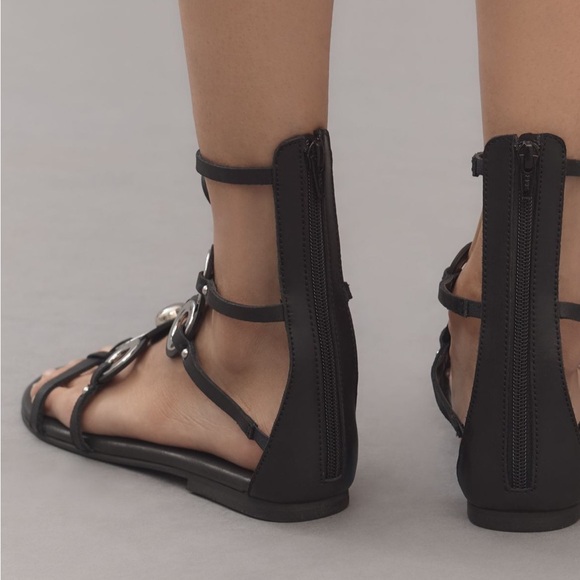 Jeffrey Campbell Geared Gladiator Sandals- 10 - Picture 2 of 10